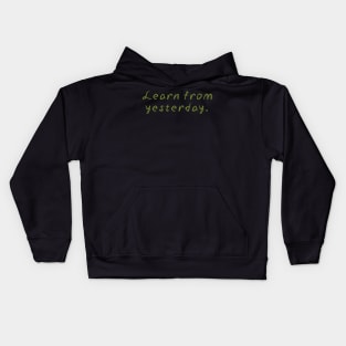 learn Kids Hoodie